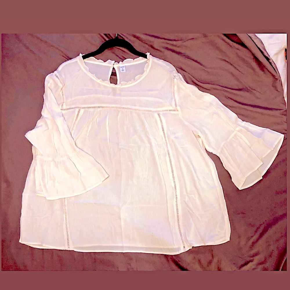 Romantic Ruffle Collar Babydoll Blouse